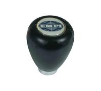 Pommeau de levier de vitesses cuir noir "EMPI"