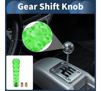 Pommeau De Levier De Vitesses En Cristal š€ Motif Diamant, Universel De 20 Cm Pour VšŠhicules š€ Bo?te De Vitesses Automatique Manuelle Avec 2 Adaptateurs Acrylique Vert, 1 Ensemble