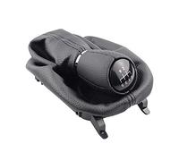 Pommeau de Levier de Vitesses en Cuir pour Seat Leon 1 MK1 pour Toledo IL MK2 Couvre-Soufflet 12mm - 5 Vitesses