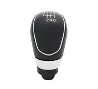 Pommeau de Levier de Vitesses pour Ford S Max 2007-2013, Poignée de sélecteur Manuel Revêtement Antidérapant Boîte Vitesses Poignée,Black- 6-Speed