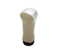 Pommeau de Levier de Vitesses pour Nissan Qashqai NJ10 2008-2013 5-Speed, Poignée de sélecteur Manuel Revêtement Antidérapant Boîte Vitesses Poignée,Beige