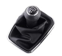 Pommeau De Vitesse 12mm Fit Use For Volkswagen For VW Golf 4 IV MK4 GTI R32 For Bora For Jetta 5/6 Speed Black Frame Gear Shift Knob Lever Gaiter Boot 1999-2004(5 Speed)