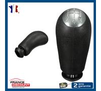 Pommeau Chromé de Levier 5 Vitesses Boite Transmission Manuelle compatible avec DOKKER DUSTER LOGAN II LOGAN MCV II CLIO III LAGUNA II MODUS TWINGO III - 8200059575 8200379950