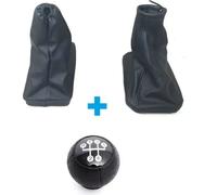 Pommeau de vitesse 5 vitesses Sac de changement de vitesse + Sac de frein à main Avec cadre Pour Opel Corsa C 2000-2006