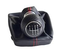 Pommeau De Vitesse Ajuster l'utilisation for Audi A4 B6 B7 2000-2008 Manuel 5 6 vitesses de voiture à carreaux de vitesse de caravage de la poignée de la poignée de la poignée avec une couverture anti