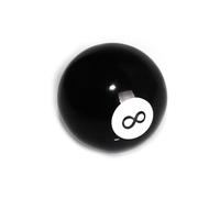 Pommeau De Vitesse Bouton D'engrenage Noir 8 Ballon/Shifter Court For La Voiture Universelle Acrylique