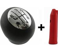 Pommeau de vitesse manuel 6 vitesses noir + adaptateur Convient pour Renault Opel Nissan