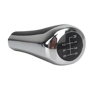 Pommeau De Vitesse Pommeau de levier de vitesse for BMW série 1 3 5 6 E46 E53 E60 E61 E63 E65 E81 E82 E83 E87 E90 E91 E92 X1 X3 X5 chromé mat en Fiber de carbone Levier De Vitesse(Chromed 6Speed)