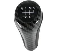 Pommeau De Vitesse Pommeau de levier de vitesse for BMW série 1 3 5 6 E46 E53 E60 E61 E63 E65 E81 E82 E83 E87 E90 E91 E92 X1 X3 X5 chromé mat en Fiber de carbone Pommeaux De Leviers De Vitesse(Carbon