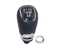 Pommeau De Vitesse Pour Skoda Pour Rapid 2012 -2018 5/6 Vitesses En Cuir Noir Pommeau De Levier De Vitesse Manuel Couvercle De Vitesse Levier De Changement De Vitesse Pommeau Levier Vitesse(5 speed)