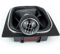 Pommeau de vitesse + Sac et cadre Cuir 6 vitesses Pour VW VOLKSWAGEN Golf 5 6 Jetta GTI GTD TDI