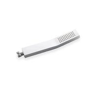 Pommeau Douche à Main Puissant, Douchette à main en laiton chromé, rond, carré, ovale, grands et petits accessoires de salle de bains, une fonction(Brushed Nickel)