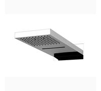 Pommeau Douche à mur cascade et pluie 500 x 230 mm Acier Inoxydable Double Jet