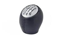 Pommeau Lever Vitesse pour Laguna II 2001-2008 Adaptateur De Poignée De Levier De Vitesse en Cuir À 6 Vitesses Tige De Levier De Vitesse Manchon Intérieur Pommeau Levier Vitesse Voiture(1PC Knob)