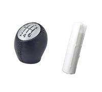 Pommeau Lever Vitesse pour Laguna II 2001-2008 Adaptateur De Poignée De Levier De Vitesse en Cuir À 6 Vitesses Tige De Levier De Vitesse Manchon Intérieur Pommeau Levier Vitesse Voiture(1set)