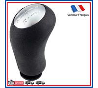 Pommeau Chromé de Levier 5 Vitesses Boite Transmission Manuelle compatible avec DOKKER DUSTER LOGAN II LOGAN MCV II CLIO III LAGUNA II MODUS TWINGO III - 8200059575 8200379950
