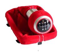 Pommeau Levier De Vitesse Pour A3 S3 2001 2002 2003 5/6 Vitesses Pommeau Levier Vitesse Complet En Cuir Suédé Noir Et Rouge(5 Speed-Red)