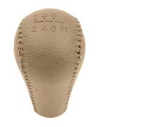 Pommeau Levier De Vitesse Pour Navara D40 Pour Frontier Double Cab 2005-2015 Pour Pathfinder R51 2007-2019 Pommeau Levier Vitesse Manuel 5/6 Vitesses(Beige 6 Speed-Hole)