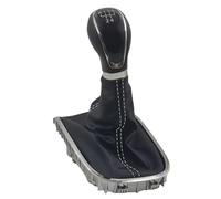 Pommeau Levier De Vitesse Pour Opel Pour Astra J Pour GTC Soufflet Levier Vitesse White Line Housse Anti-poussière(5 Speed)