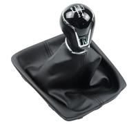 Pommeau Levier De Vitesse Pour Seat Pour Leon III 3 MK3 2012 2013 2014 2015 2016 2017 5/6 Vitesses Pommeau Levier Vitesse Manuel En Cuir(5 Speed Black Line)