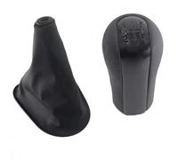 Pommeau Levier De Vitesse Pour Toyota Pour Vios 2008-2012 Sélecteur Manuel Transmission Poignée Pommeau Levier Vitesse Voiture Changement Boîte Levier Cuir(5 speed black set)
