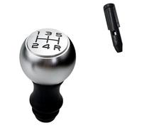 Pommeau Levier Vitesse Couvercle Pour Peugeot 106 206 306 406 107 207 307 407 301 308 2008 3008 C2 C3 C4 Chrome Mat Pommeau Levier Vitesse Voiture Levier Vitesse Levier Main Pommeau Vitesse(Matte Slee