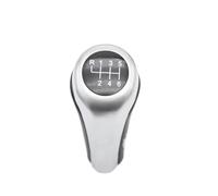 Pommeau Levier Vitesse Cuir pour BMW pour Série 3 E90 E91 E92 E93 2004 2005 2006 2007 2008 2009 2010 2011 2012 5 6 Vitesses Pommeau Levier Vitesses Pommeaux De Leviers(Color:White 6 Speed)