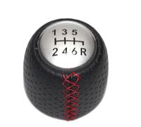Pommeau Levier Vitesse en Cuir 5/6 Vitesses pour Alfa Romeo 147 pour Spider 2005 2006 2007 2008 2009 2010 2011 Tête Boule Bouton Changement Vitesse(Couleur:1 2 3 4 5 6 R)