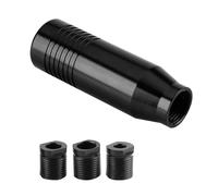 Pommeau Levier Vitesse, Gear Shift Knob, Gear Shift Head, Gear Knob, Gear Pommeau de Levier, Levier de Vitesse de Voiture, Levier de Vitesse Universel, Avec 3 Adaptateurs, Pour Automobile Manuelle