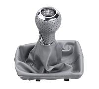 Pommeau Levier Vitesse Manuel Voiture 6 Vitesses Guêtre Couverture Botte Manette Vitesse en Cuir PU pour A-UDI A4 S4 B8 8K/A5 8T/Q5 8R pour S-Line Pommeau de Levier de Vitesse de Voiture
