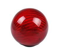 Pommeau Levier Vitesse Pommeau De Levier De Vitesse Universel En Fibre De Carbone Pommeau De Levier De Vitesse De Transmission Manuelle Poignée Ronde En Forme De Boule Couvre bouton levier(Ball shape