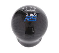 Pommeau Levier Vitesse pour Ford pour Focus RS pour Fiesta 6 Vitesses Racing RS Pommeau De Levier De Vitesse en Fiber De Carbone Pommeau Levier Vitesse Voiture