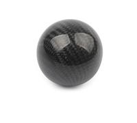 Pommeau Levier Vitesses Pommeau De Levier Vitesse Universel En Fibre Carbone, Boule Ronde Acrylique Emballage Transparent(Black)