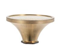 Pommeau Main en Laiton Style Européen Antique | Jet Unique, Structure Amovible et Poignée Ergonomique, Économie D’eau, Nettoyage Facile, Finition Or