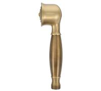 Pommeau Main en Laiton, Style Téléphone Rétro Vintage | Finition Brossée Or, Surface Lisse Résistante aux Traces, pour Rinçage Ciblé et Salle de Bain