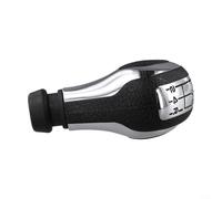 Pommeau Vitesse Manuel Chrome PU Leather 115mm Pommeau Vitesse