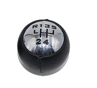 Pommeau Vitesse Pour Fiat pour Ulysse 2002-2009 PU cuir voiture manuel pommeau de levier de vitesse bâton tête boule Pommeau levier vitesses (Taille : 5-speed)