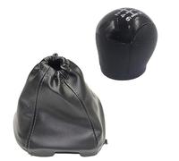 Pommeau Vitesse Pour Ford Pour Transit De MK7 2006 2007 2008 2009 2010 2011 2012 2013 PU Cuir Pommeau De Levier De Vitesse De Voiture Couvercle De Botte Pommeau levier vitesses (Couleur : 6 speed bla