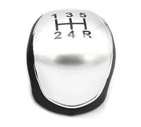 Pommeau Vitesse Pour Mondeo Pour Mk4 IV 2007-2014 Voiture Vitesse Manuelle Pommeau De Levier Soufflet Couvercle Coffre Collier Capuchon(5 Speed Silver Knob)