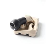 Pommeau Vitesse Pour VW Pour Beetle 1998-2010 Pommeau De Levier De Vitesse À 5 Vitesses Avec Soufflet En Cuir Pommeau Levier Vitesses(5 Speed Beige)