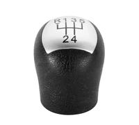 Pommeau Voiture Compatible avec pour Twingo 1993-2007 pour Twingo I 2004-2007 Pommeau de levier de vitesse ABS levier de vitesse de voiture bâton stylo tête ensemble de bouton universel(Silver)