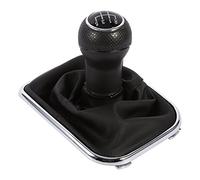 Pommeaux de leviers de vitesse, 5 Vitesses Manuelle Voiture Bouton de Changement de Vitesse + Couverture d'Antipoussière pour pour