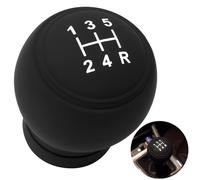 Pommeaux de Leviers de Vitesse de Voiture, Silicone Souple Manuel 5 Vitesses Housse Pommeau de Vitesse Couvercle, Universel Anti Dérapant Pommeau de Levier Couvercle de Voiture en Silicone (Noir)