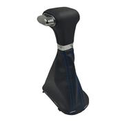 Pommeaux De Leviers De Vitesse Pour VW Pour Golf 5 V 6 VI Pour EOS Pommeau De Levier De Vitesse Soufflet En Cuir Couvercle De Coffre Levier De Vitesse Poignée(Blue line set)