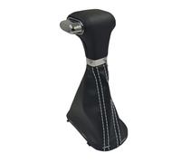 Pommeaux De Leviers De Vitesse Pour VW Pour Golf 5 V 6 VI Pour EOS Pommeau De Levier De Vitesse Soufflet En Cuir Couvercle De Coffre Levier De Vitesse Poignée(White line set)