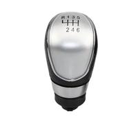 Pommeaux Leviers Compatible Avec Ford Pour Focus 2 MK2 FL Pour C-MAX 2006 2007 2008 2009 2010 2011 Levier De Vitesses 5 6 Vitesses(6 Speed silver)