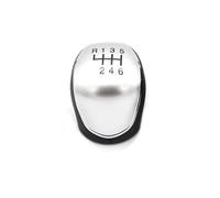 Pommeaux leviers vitesse Compatible Avec Ford Pour Grand Pour C-Max 2010-2021 Pour Galaxy 2007-2021 Pour Kuga 2008-2021 Pommeau De Levier De Vitesse 5 6 Vitesses(6-Speed Silver)