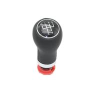 Pommeaux Leviers Vitesse pour pour A3 pour 8P 2003-2013 Pommeau De Levier De Vitesse De Voiture À 5 Vitesses avec Couvercle en Cuir Voiture Levier Vitesse