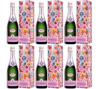 Pommery Brut Rosé avec étui - Lot de 6 bouteilles de 75 cl - Champagne