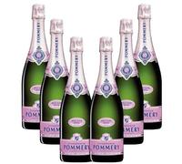 Pommery Brut Rosé - Lot de 6 bouteilles de 75 hampagne